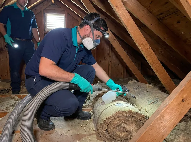 Attic Insulation Cleanup and Sanitization in Houston, TX